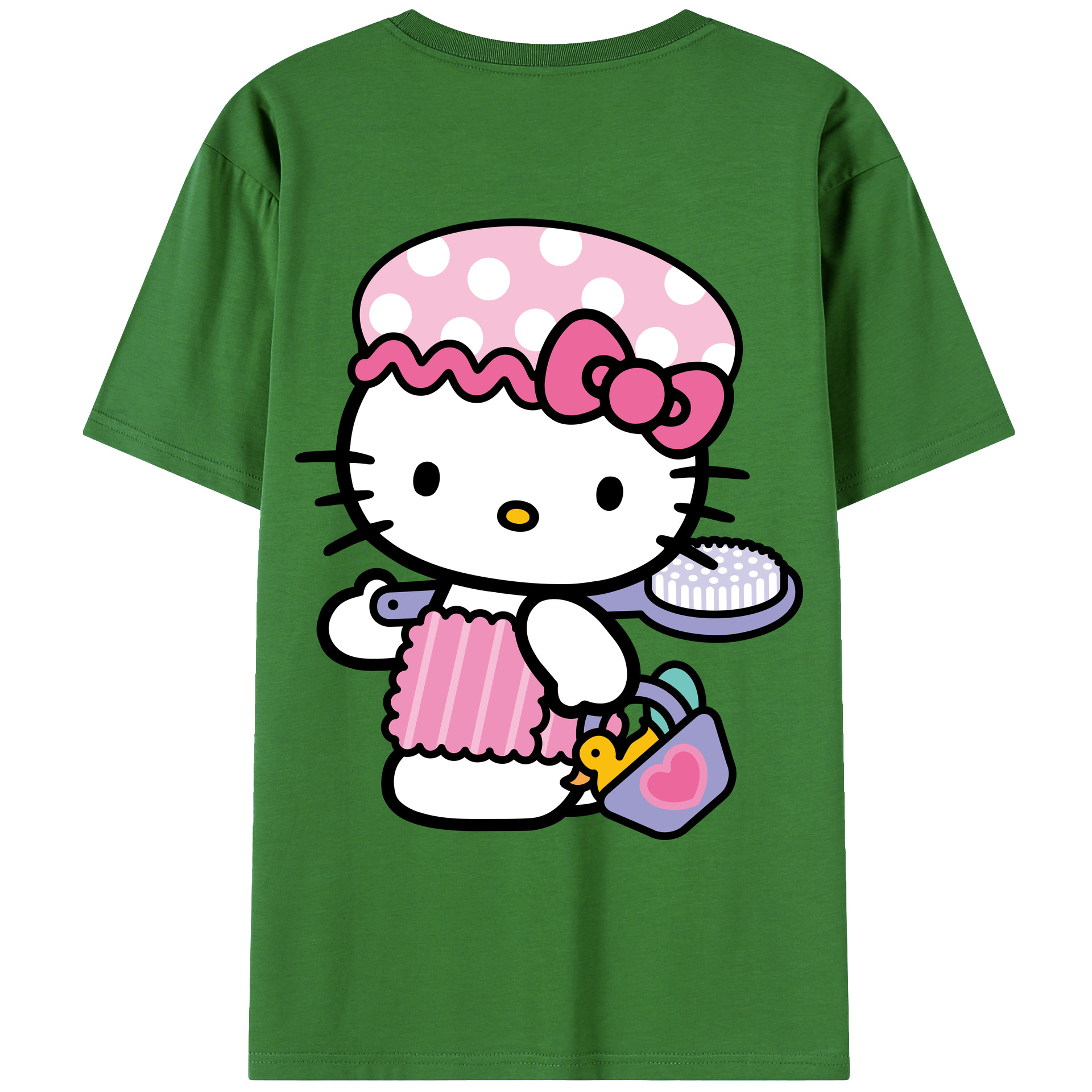 （画像用） Hello Kitty ハローキティ レディース半袖Tシャツ(バックプリント)
